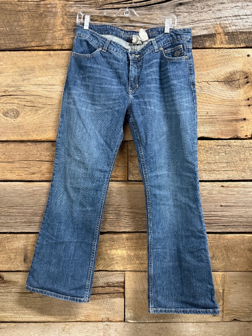 Harley Davidson Straight Leg Jeans, 14P,